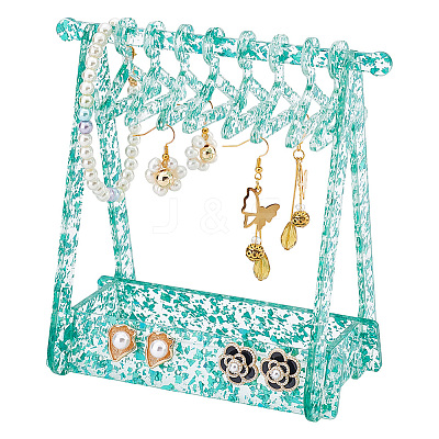 Transparent Acrylic Earring Display Stand EDIS-HY0001-03A-1