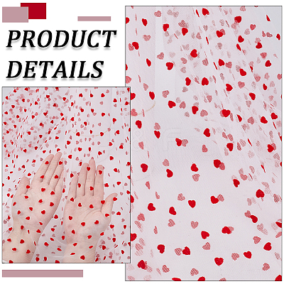 Nylon Lace Fabric DIY-CY0002-90A-1