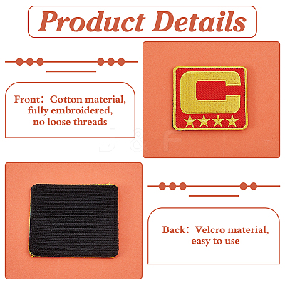 5Pcs Computerized Embroidery Polyester Iron on/Sew on Patches DIY-ME0003-07-1
