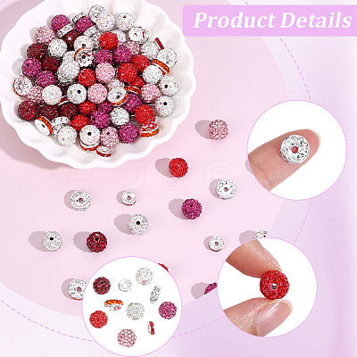 Valentine's Day DIY Beads Bracelets Making Kits DIY-PA0001-80B-1