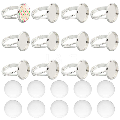DIY Finger Rings Making Kits DIY-SC0020-61-1