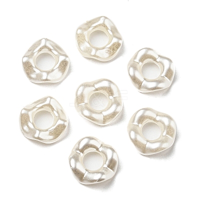 ABS Imitation Pearl Beads OACR-K001-16-1