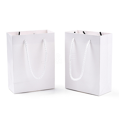 Rectangle Cardboard Paper Bags X1-AJEW-E034-10-1