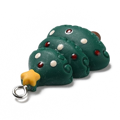 Opaque Resin Pendants RESI-D055-117P-1