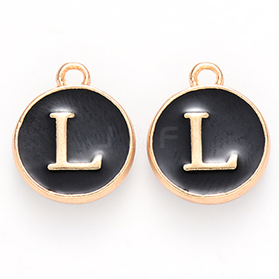 Golden Plated Alloy Charms ENAM-S118-02L-1