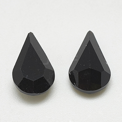Pointed Back Glass Rhinestone Cabochons RGLA-T082-5x8mm-02-1