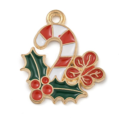 Christmas Theme Alloy Enamel Pendants ENAM-Z019-01F-1