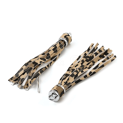 PU Leather Tassel Pendant Decorations FIND-K027-01P-02-1