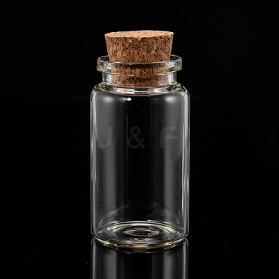 Glass Jar Glass Bottles AJEW-H004-4-1