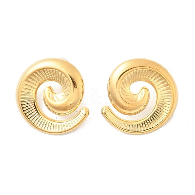 304 Stainless Steel Stud Earrings EJEW-B121-02G-01-1