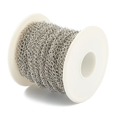 Tarnish Resistant 304 Stainless Steel Curb Chain STAS-B020-05P-1