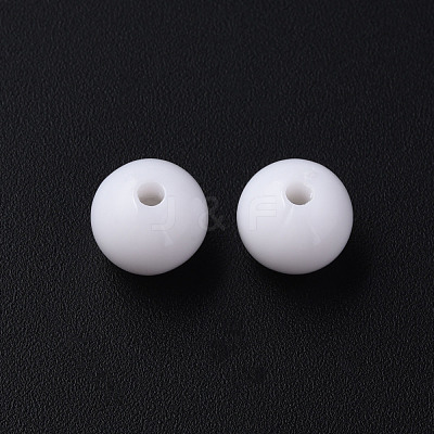 Opaque Acrylic Beads MACR-S370-C12mm-01-1