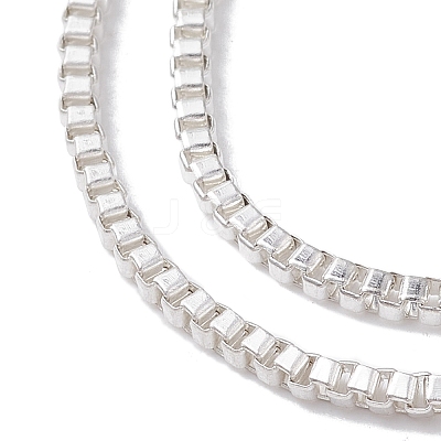 Iron Box Chain Necklaces IFIN-XCP0001-27-1