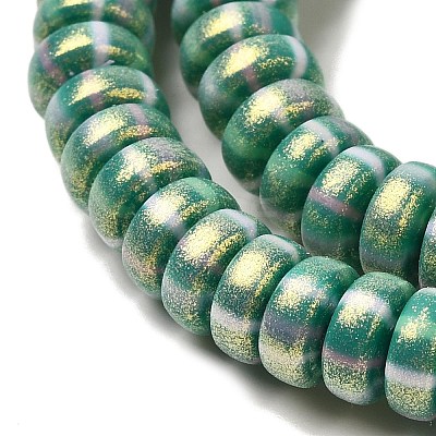 Handmade Polymer Clay Beads Strands CLAY-H006-03F-1