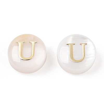 Natural Freshwater Shell Beads SHEL-N036-01U-1