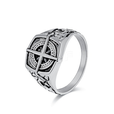 316L Surgical Stainless Steel Finger Rings for Men FS-WGFC20E-03-1