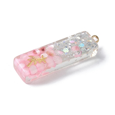 Resin Pendants RESI-B029-01P-I-1