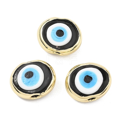 Handmade Evil Eye Lampwork Beads LAMP-D006-08G-09-1