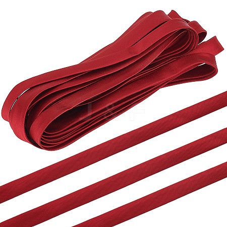 6M Polyester Satin Ribbons OCOR-WH0082-66A-1