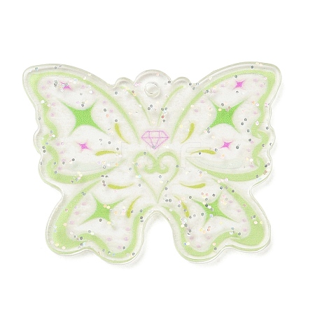Acrylic Pendants OACR-I008-02C-1