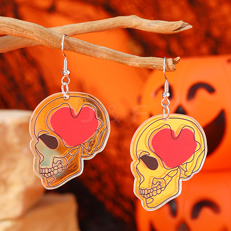 Halloween Acrylic Dangle Earrings AI3808-2-1