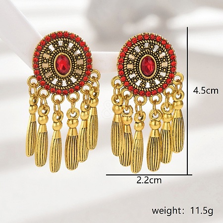 Bohemia Style Holiday Zinc Alloy Tassel Dangle Earrings for Women NF2568-2-1