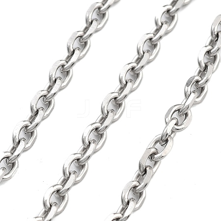 Tarnish Resistant Ion Plating(IP) 304 Stainless Steel Cable Chains CHS-H026-15P-1