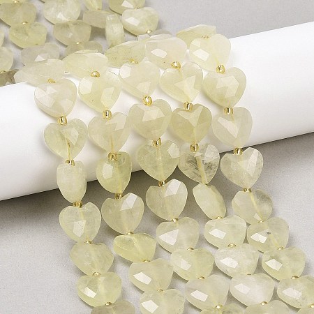 Natural Lemon Quartz(Heated) Beads Strands G-P592-B04-01-1
