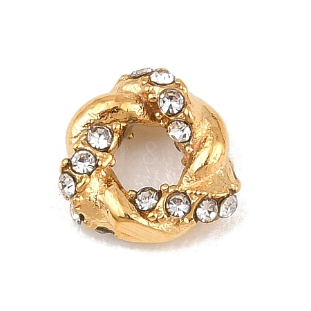 304 Stainless Steel Rhinestone Beads RB-CBA362B-01F-1