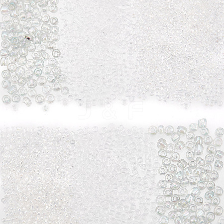 3 Style Round Glass Seed Beads SEED-GO0001-02-1