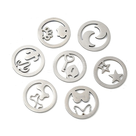 201 Stainless Steel Pendants LS-STAS-H246-02P-1
