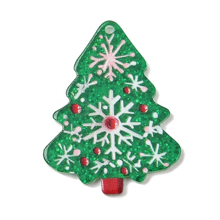 Christmas Acrylic Pendants OACR-I028-02A-1