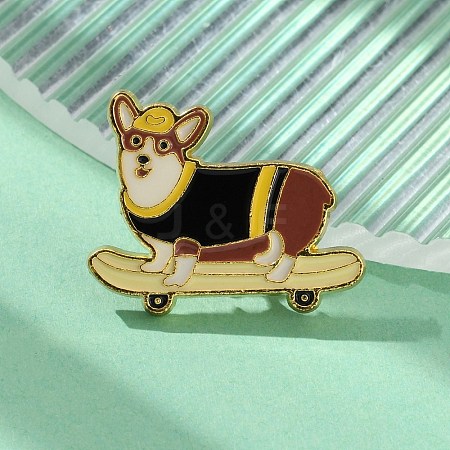 Puppy Dog Enamel Pins JEWB-M048-05C-1