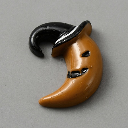 Halloween Themed Opaque Resin Cabochons LS-CRES-WH0010-041C-1