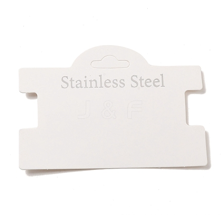 Paper Display Card with Word Stainless Steel CDIS-L009-09-1
