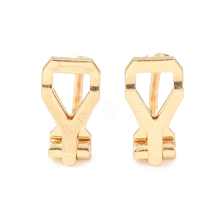 316 Surgical Stainless Steel Clip-on Earring Findings X-STAS-P397-02G-1