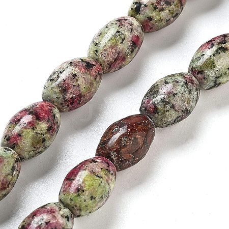 Natural Ruby in Zoisite Beads Strands G-B106-B12-01-1