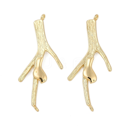 Brass Pendants KK-S395-01G-1