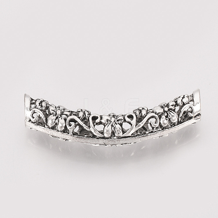 Tibetan Style Alloy Tube Beads LS-TIBE-T011-86AS-LF-1