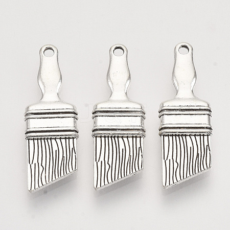 Tibetan Style Alloy Pendants X-TIBEP-T009-05AS-RS-1