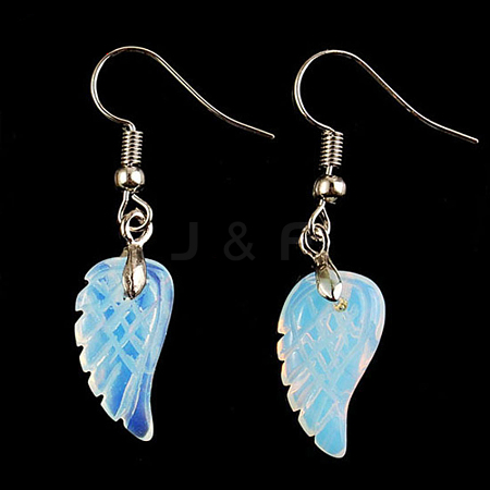 Opalite Wings Dangle Earrings WI-PW0001-057D-1