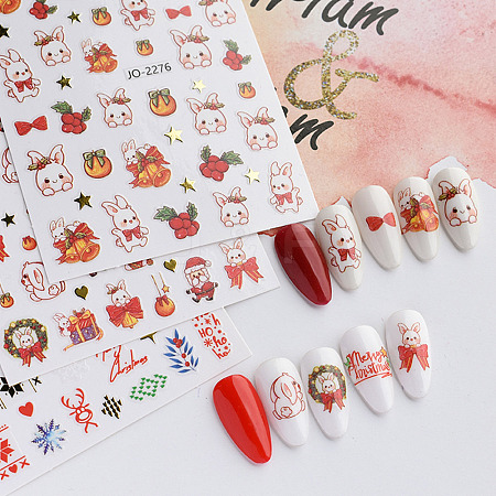 Christmas Theme Nail Art Stickers MRMJ-N033-01-1