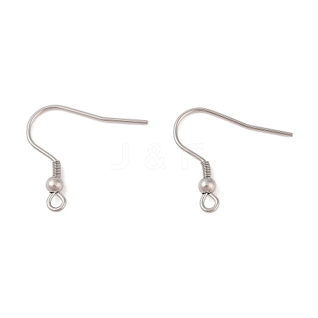 Tarnish Resistant 316 Surgical Stainless Steel Earring Hooks STAS-N106-06P-1