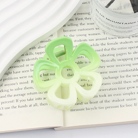 Gradient Hollow Flower Plastic Claw Hair Clips PW-WG87417-04-1