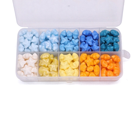 10 Grids 10 Colors Wax Granule Set PW-WG60285-06-1