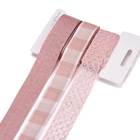 9 Yards 3 Styles Polyester Ribbon SRIB-A014-B03-1