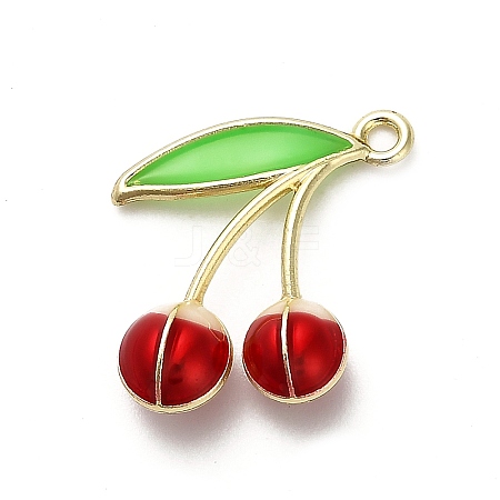 Alloy Enamel Pendants FIND-A051-08A-G-1