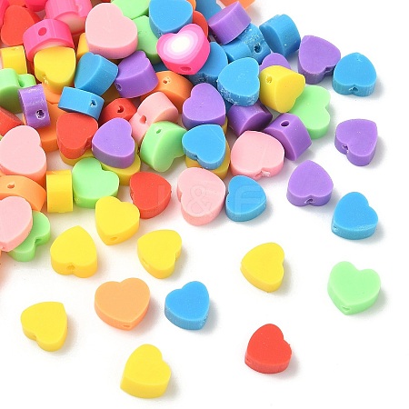 240Pcs 8 Colors Handmade Polymer Clay Beads CLAY-PH0001-63-1
