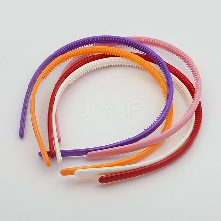 Mixed Plastic Hair Band Findings X-PJH103Y-1
