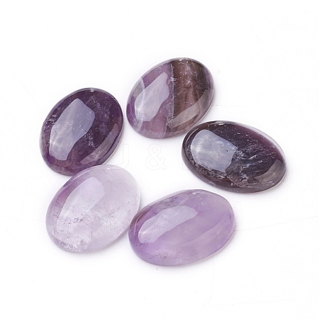 Natural Amethyst Cabochons G-A174-05D-22x30mm-1